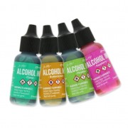 Tinta al alcohol transparente Adirondack Tim Holtz 14ml Juniper x1