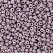 Cuentas de Rocalla Preciosa 9/0, 2,5 mm - Malva nacarado, 20 g