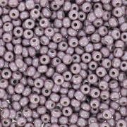 Cuentas de Rocalla Preciosa 9/0, 2,5 mm - Malva nacarado, 20 g