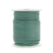 Cordon cuir 1,5 mm Green Turquoise x 25 m