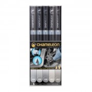 Surtido Gray Tones Set Chameleon - 5 rotuladores|raw }}
