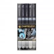 Surtido Gray Tones Set Chameleon - 5 rotuladores