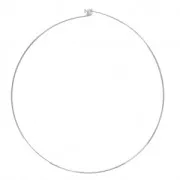 Gargantilla con bola 1.2 mm 12.5 cm de Plata 925