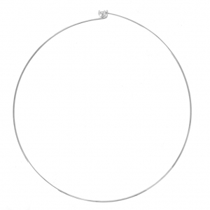 Gargantilla con bola 1.2 mm 12.5 cm de Plata 925