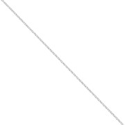 Cadena malla Forzada plana 1,2x1,7 mm de Plata 925 x 1m