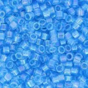 Miyuki Delica 11/0 DB1249 - Transparent Ocean Blue AB x8g