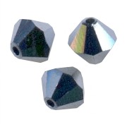 Jet Hematite 2X - Toupies en cristal PureCrystal 5328 3 mm Jet Hematite 2X x50 Toupies en cristal PureCrystal 5328 3 mm Jet Hematite 2X x50