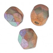 Cuentas facetadas 4 mm Glittery Mat Bronze x50|raw }}