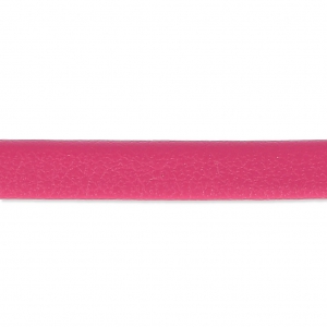 Cordón de cuero reconstituido doble 5 mm Fucsia x1m