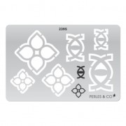 Placa rígida para arcillas poliméricas 152x100 mm motivos Flores y Ojos