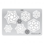 Placa rígida para arcillas poliméricas 152x100 mm motivos Rosetón|raw }}