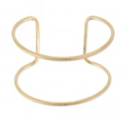 Pulsera grande hilo de latón bruto 46x160 mm a personalizar x1|raw }}