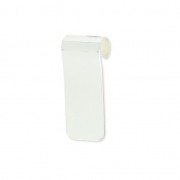 Colgante plano a personalizar 23.6x10 mm para cordón de 3.5 mm plateada|raw }}