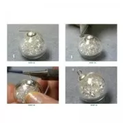 Globo de cristal a rellenar 16 mm x4