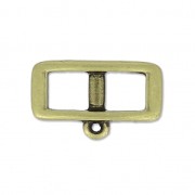 Entrepieza para cordón 5 mm collar choker 18 mm bronce x1|raw }}