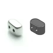 IOS® de Puca® 5,5x2,5 mm Silver Mat x10g