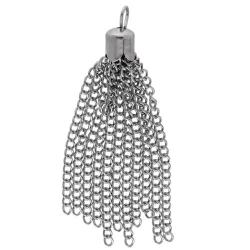 Borla de cadena 55 mm - Rodio x1