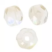 Cuentas facetadas 4 mm Crystal Lemon Rainbow x50