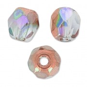 Cuentas facetadas 4 mm Crystal Copper Rainbow x50|raw }}