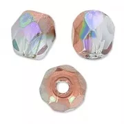 Cuentas facetadas 4 mm Crystal Copper Rainbow x50