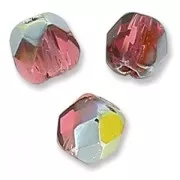 Facetadas 3 mm Fuchsia Marea x50