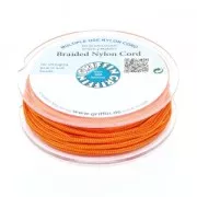 Hilo nylon trenzado europeo Griffin 0.5 mm Naranja x25m