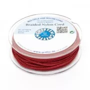 Hilo nylon trenzado europeo Griffin 0.5 mm Garnet x25m