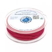 Hilo nylon trenzado europeo Griffin 0.5 mm Dark Red Fuchsia x25m