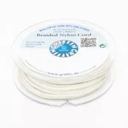 Hilo nylon trenzado europeo Griffin entre  0.5 mm y 0,8 mm Cream x25m