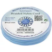 Hilo nylon trenzado europeo Griffin 0.5 mm Blue x25m