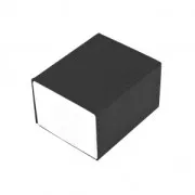 Caja para anillo 5x4.3x3 cm cm Blanco/Negro Mate x1