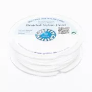 Hilo nylon trenzado europeo Griffin 1 mm White x25m