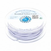 Hilo nylon trenzado europeo Griffin 1 mm Lilac x25m