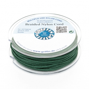 Hilo nylon trenzado europeo Griffin 1 mm Dark Green x25m