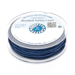 Hilo nylon trenzado europeo Griffin 1 mm Dark Blue x25m
