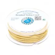 Hilo nylon trenzado europeo Griffin 1 mm Amber x25m