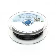 Cola De Rata nylon satinado europeo Griffin 1 mm Black x25m