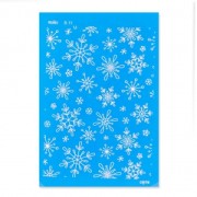 Silk Screen Moiko 74x105 mm - Motivo copos de nieve 8.11|raw }}