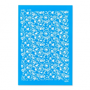 Silk Screen Moiko 74x105 mm - Motivo petite feuille 8.08