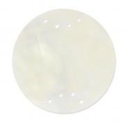 Entrepieza disco de nácar 8 agujeros 20 mm Natural|raw }}
