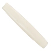 cuentas con forma de oliva hair pipe beads de hueso 36x6 mm Blanco x5