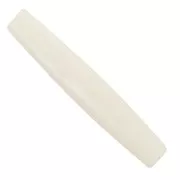 cuentas con forma de oliva hair pipe beads de hueso 36x6 mm Blanco x5