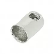 Terminales para cordón 2.5 mm rodiado x10