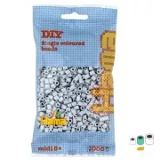 Cuentas Hama Beads MIDI 5 mm Gris Claro (n°70) x1000