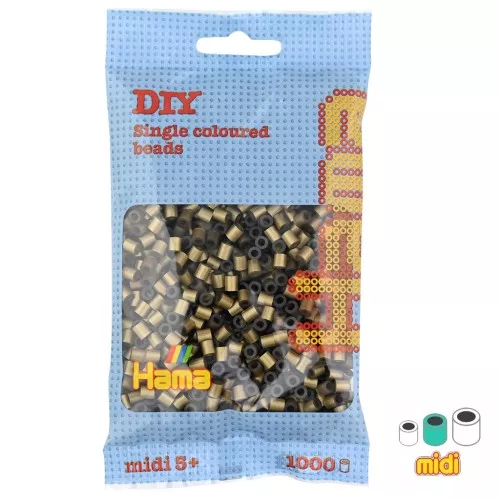 Cuentas Hama Beads MIDI 5 mm Bronce (n°63) x1000