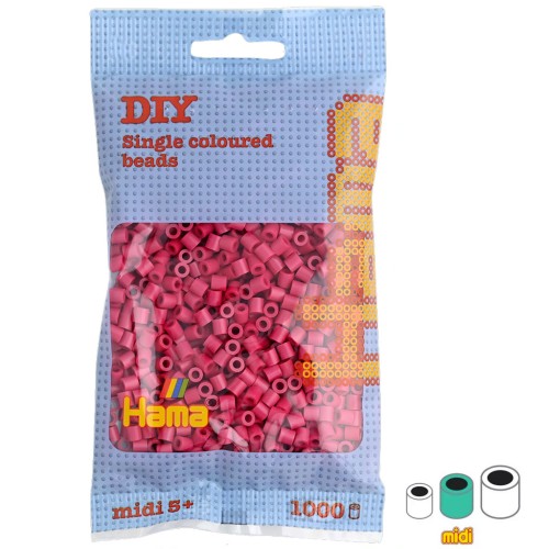 Cuentas Hama Beads MIDI 5 mm Lie de Vino (n°29) x1000