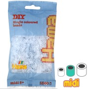 Cuentas Hama Beads MIDI 5 mm Transparente (n°19) x1000|raw }}