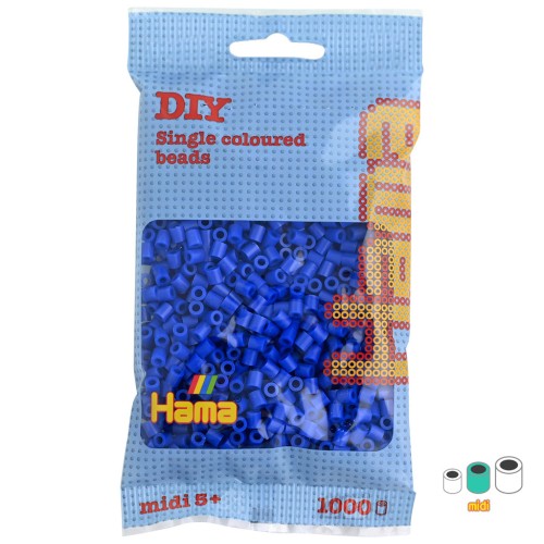 Cuentas Hama Beads MIDI 5 mm Azul oscuro (n°08) x1000