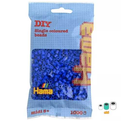 Cuentas Hama Beads MIDI 5 mm Azul oscuro (n°08) x1000