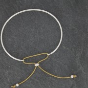 Tuerca 5 mm con agujero de 2 mm en Plata 925 x2